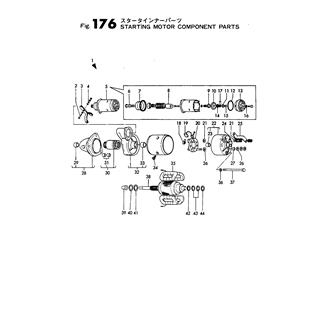 FIG 176. STARTER COMPONENT PARTS