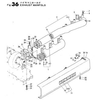 FIG 36. EXHAUST MANIFOLD