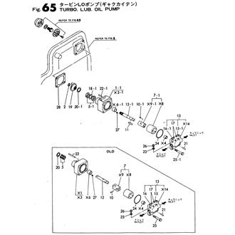 FIG 65. TURBOCHARGER LUB.OIL PUMP(XL)