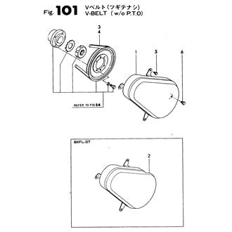 FIG 101. V-BELT(W/O.P.T.O)