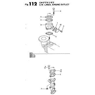 FIG 112. C.W.PIPE,PUMP OUTLET