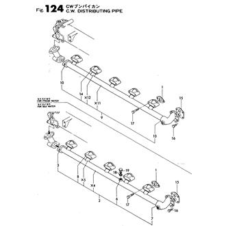 FIG 124. C.W.DISTRIBUTING PIPE