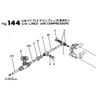 FIG 144. C.W.PIPE(AIR COMPRESSOR)