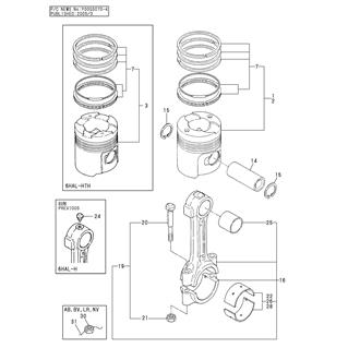 FIG 22. PISTON & CONNECTING ROD