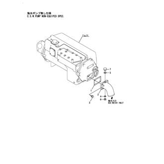 FIG 53. C.S.W.PIPE(F.W.COOLER OUT)