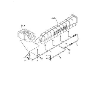 FIG 76. FUEL OVERFLOW PIPE(F.I.VALVE)