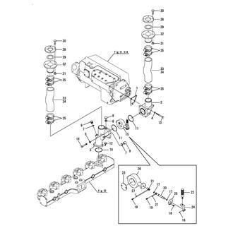 FIG 113. (54A)C.F.W.PIPE(WARM WATER OUTLET)