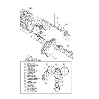 FIG 13. CAMSHAFT & IDLE GEAR