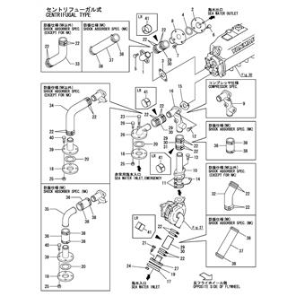 FIG 38. COOLING SEA WATER PIPE(CENTRIFUGAL TYPE)