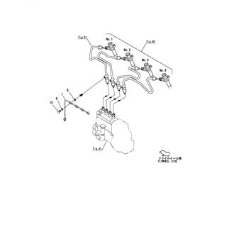 FIG 54. FUEL RETURN PIPE(DOUBLE INJECTION PIPE)