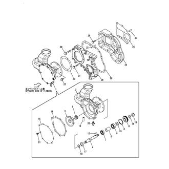 FIG 57. COOLING FRESH WATER PUMP