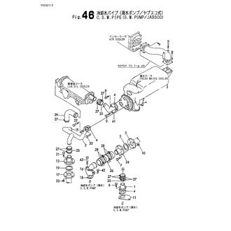 FIG 46. C.S.W.PIPE(S.W.PUMP/JABSCO)