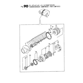 FIG 90. TURBOCHARGER COMPONENT PART(5M