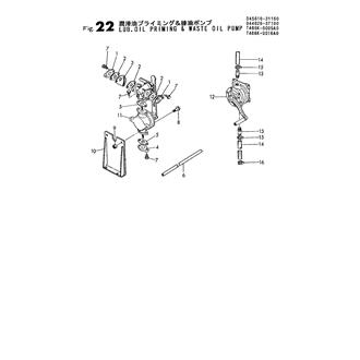 FIG 22. LUB. OIL PRIMING&WASTE OIL PUMP