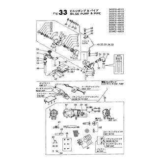 FIG 33. BILGE PUMP & PIPE