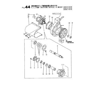 FIG 44. F.I.PUMP DRIVING DEVICE&MOUNT