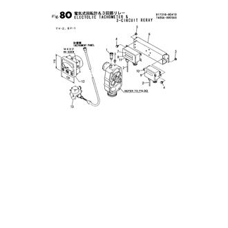 FIG 80. ELECTOLIC TACHOMETER&3-CIRCUIT