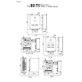 FIG 92. ALARM PANEL & SPEED RELAY