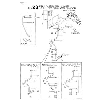 FIG 28. LUB. OIL PIPE(TURBO.MODEL TD08/