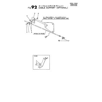 FIG 92. CABLE SUPPORT(OPTIONAL)