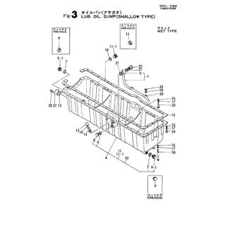 FIG 3. LUB. OIL SUMP(SHALLOW TYPE)