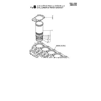 FIG 8. CYL. LINER & HEAD GASKET