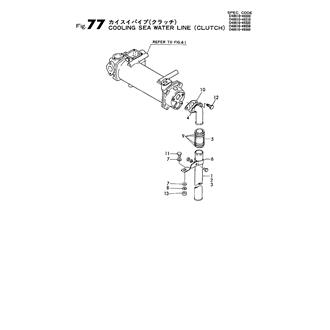 FIG 77. COOLING SEA WATER LINE(CLUTCH)