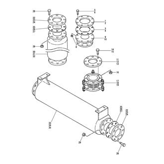 FIG 67. EXHAUST BELLOWS & SILENCER