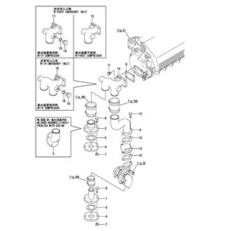 FIG 81. (39A)CSW PIPE(CENTRIFUGAL PUMP TO CFW COOLER)(6HAL2-N/TN)