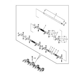 FIG 8. SUCTION/EXHAUST VALVE ROCKER ARM