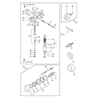 FIG 29. HYD. OIL PUMP(F1) & PRESSURE GAUGE(F3)(OPTIONAL)