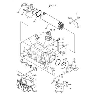 FIG 27. COOLING FRESH WATER COOLER(4JH3-DTZ/DTZAY)