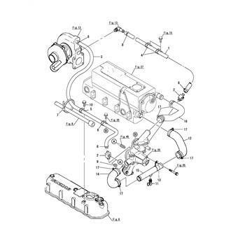 FIG 31. COOLING FRESH WATER PIPE(4JH3-DTZ/DTZAY)