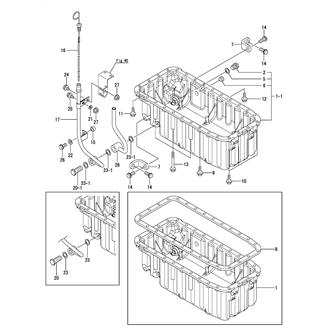 FIG 57. (5B)LUB. OIL SUMP(4JH3-DTZAY)