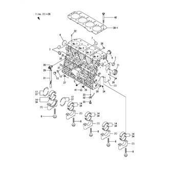 FIG 53. (1A)CYLINDER BLOCK(4JH3-DTZ/DTZAY)