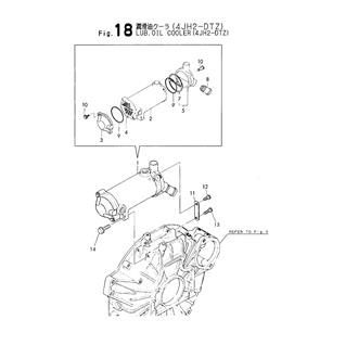 FIG 18. LUB.OIL COOLER(4JH2-DTZ)