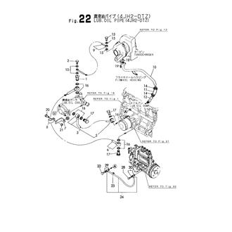 FIG 22. LUB.OIL PIPE(4JH2-DTZ)