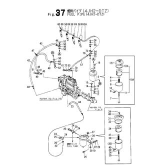 FIG 37. FUEL PIPE(4JH2-DTZ)