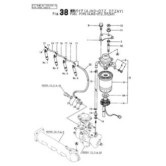 FIG 38. FUEL PIPE(4JH3-DTZ,DTZAY)