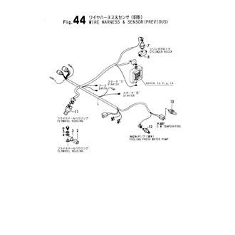 FIG 44. WIRE HARNESS & SENSOR(PREVIOUS)