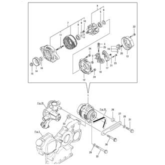 FIG 50. (43A)GENERATOR(12V-55A)(DENSO:FROM E02741)