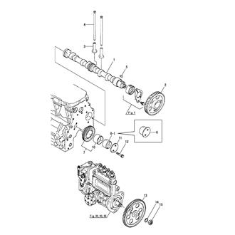 FIG 18. CAMSHAFT & DRIVING GEAR