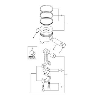 FIG 21. PISTON & CONNECTING ROD