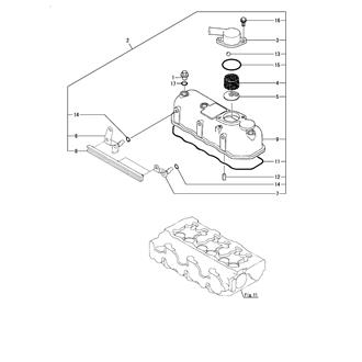 FIG 92. (12B)BONNET & DECOMPRESSION(WITH HAND STARTING SPEC)(OPTIONAL)