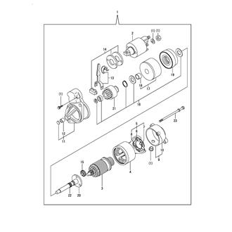 FIG 89. (47B)STARTING MOTOR INNER PARTS