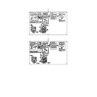 FIG 101. (59A)LABELS(BUNDLED : WITH HAND STARTING SPEC)(OPTIONAL)