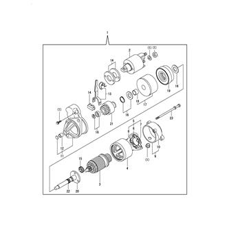 FIG 89. (55A)STARTING MOTOR COMPONENT