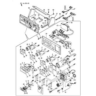 FIG 91. INSTRUMENT PANEL(D-TYPE,4LH-HTZ/DTZ)(FROM 1992.12)