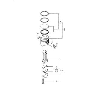 FIG 23. PISTON & CONNECTING ROD