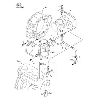 FIG 32. LUB. OIL PIPE(TURBOCHARGER)(4LH-HT/HTZ/HTZAY)